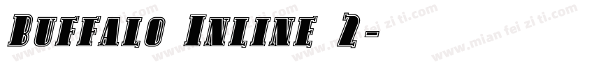 Buffalo Inline 2字体转换